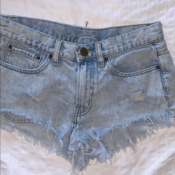 BDG Pants - BDG denim mid rise cut off shorts